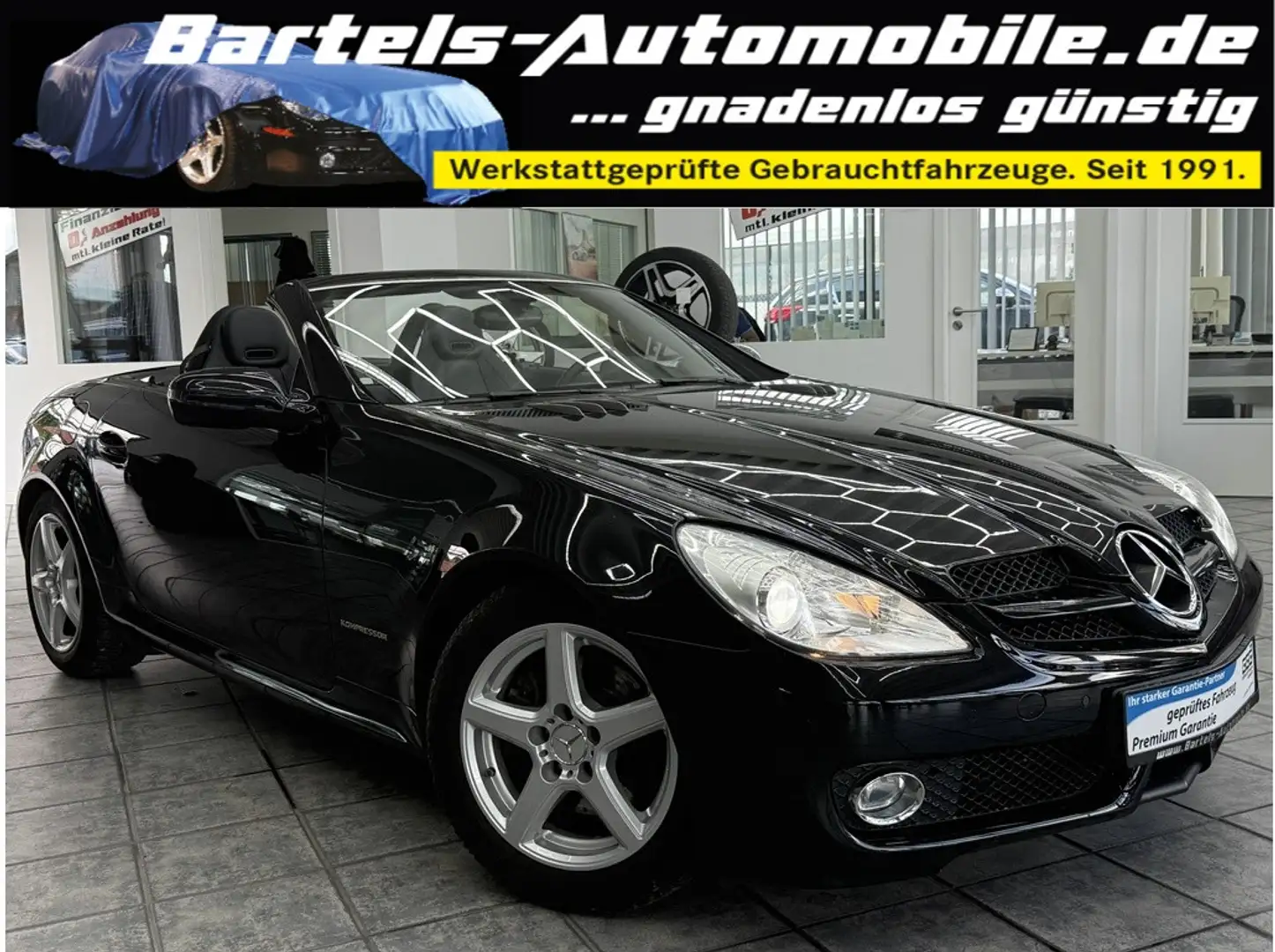 Mercedes-Benz SLK 200 Kompressor, Leder, Airscarf, Sitzheizung Schwarz - 1