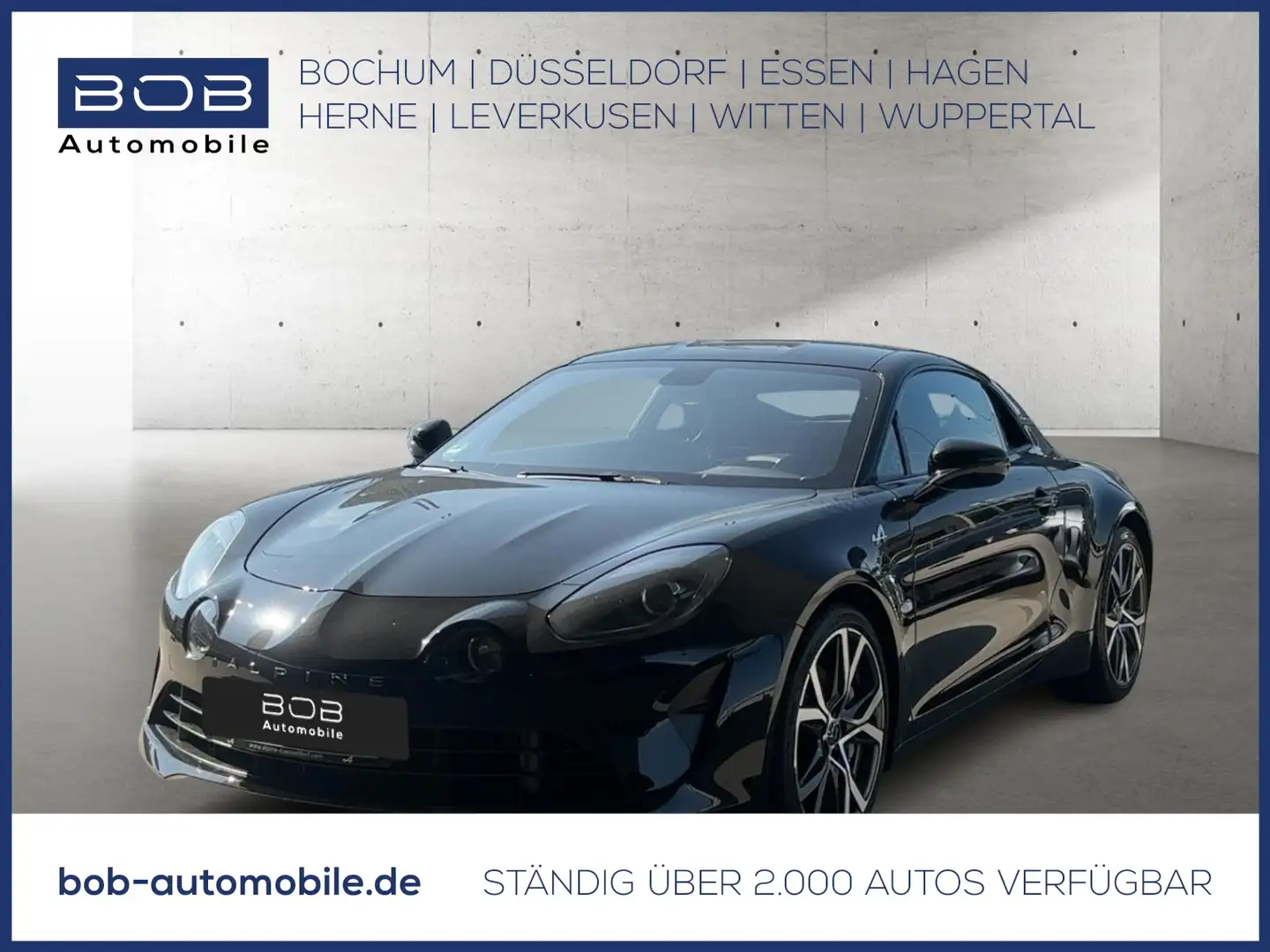 Alpine A110 GT PDC KLIMA LM-Felgen ZV SERVO Schwarz - 1