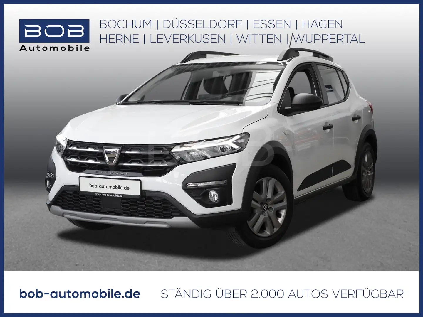 Dacia Sandero Stepway TCe 100 LPG KLIMA PDC BT CARPLAY Weiß - 1