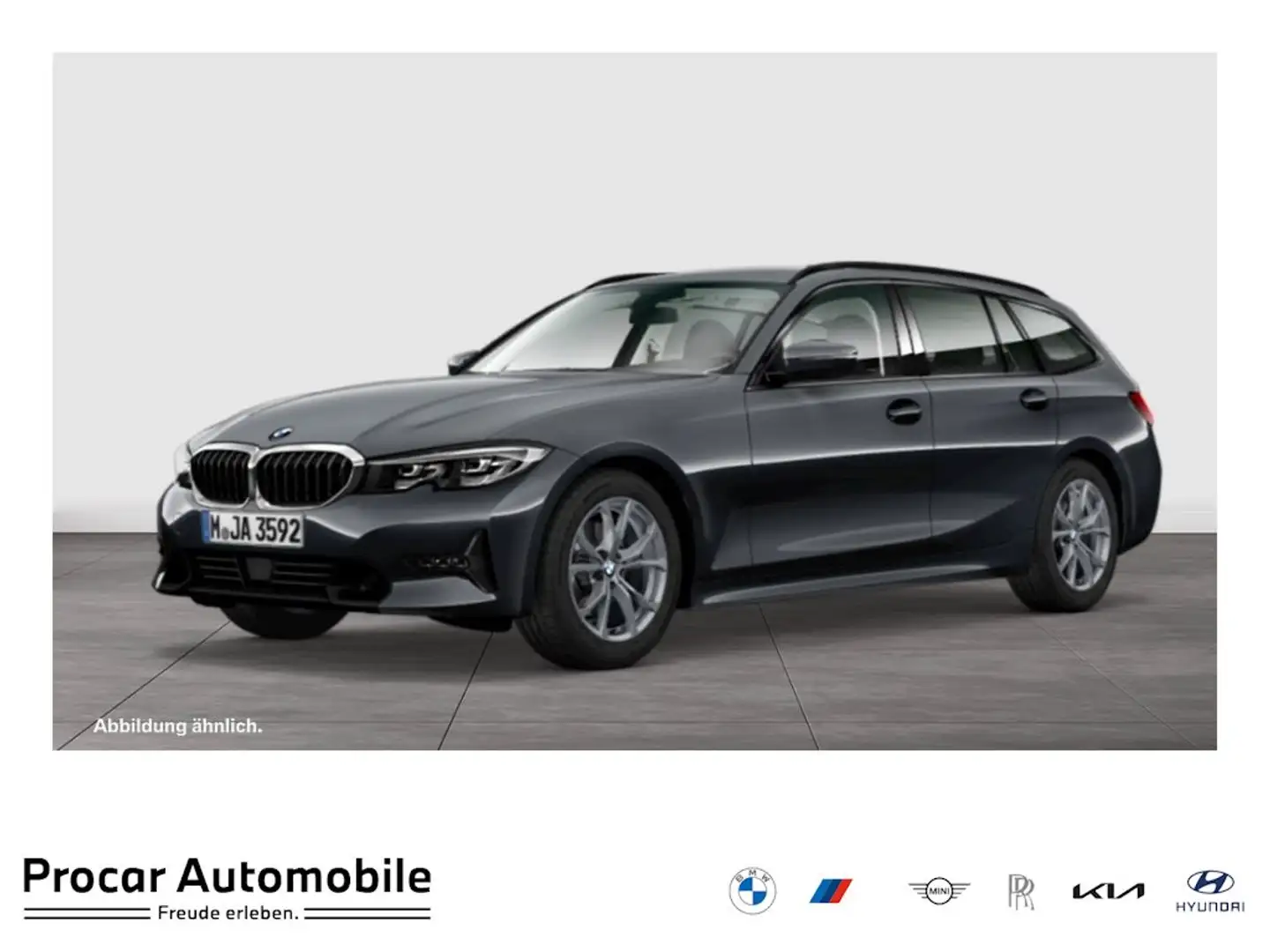 BMW 320 d SPORT LINE+ACC+SHZ+KOMFORTZG Gris - 1