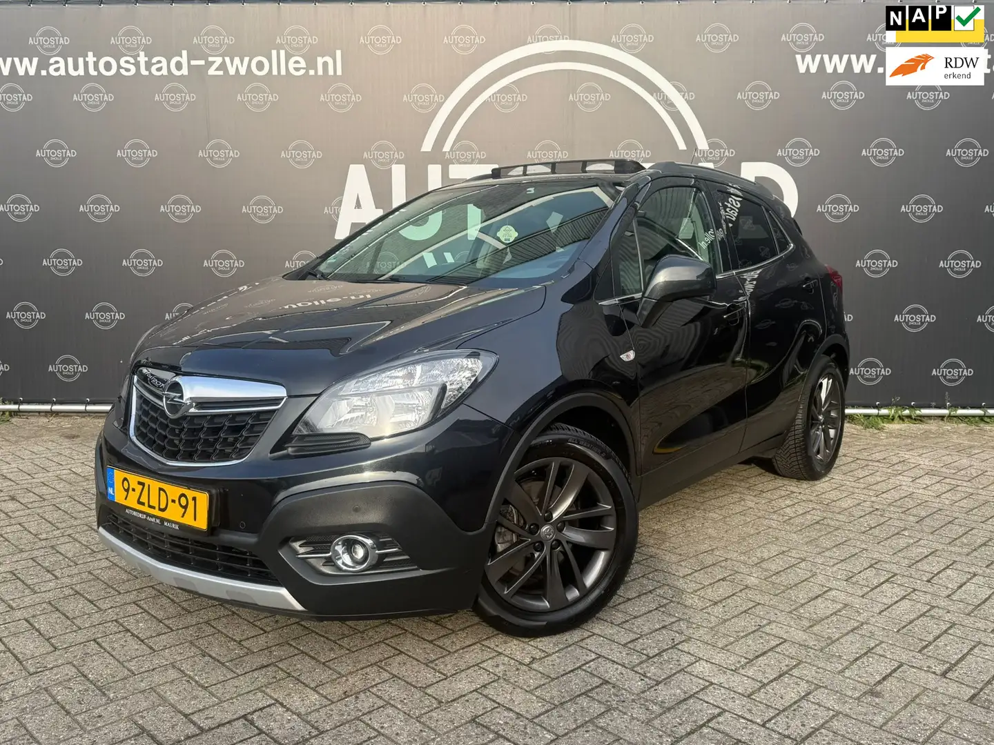 Opel Mokka 1.4 T Cosmo Airco/Pano/cruise/Leder/Stoelverwm Negro - 1