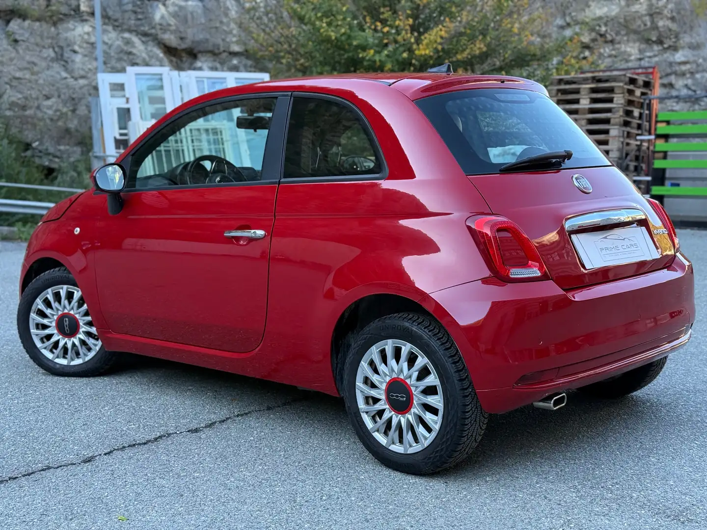 Fiat 500 500 1.0 HYBRID LOUNGE 70CV PERFETTA 35.000KM Rosso - 2