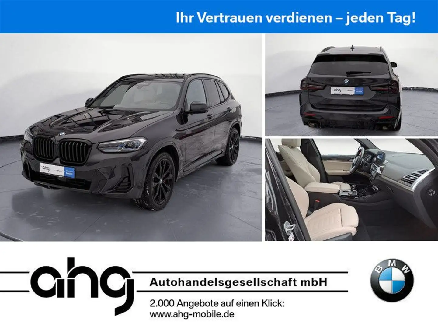 BMW X3 xDrive30i AT M Sportpaket Innovationsp. EDC Grau - 1