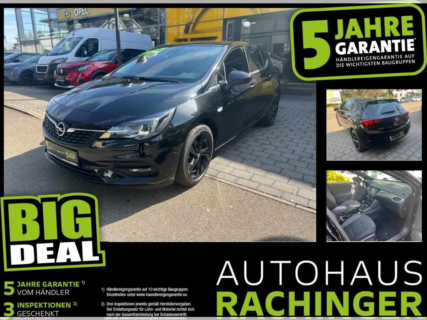 Opel Astra K 1.2 Turbo **PDC SPH LM LED Navi* Schwarz - 1
