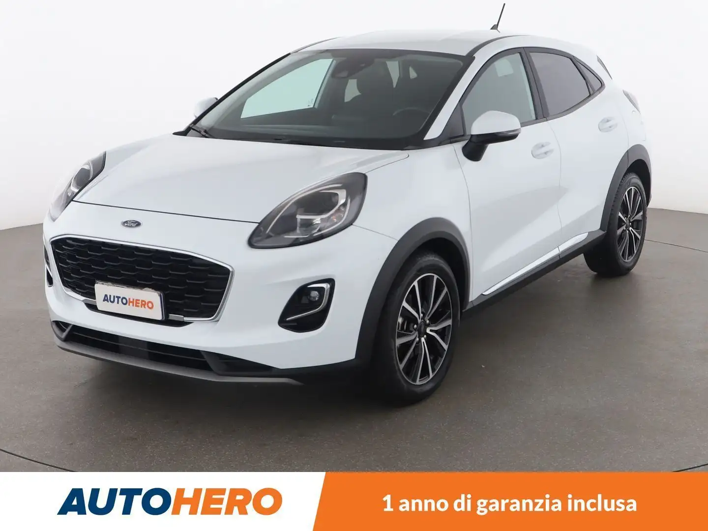 Ford Puma 1.5 TDCi EcoBlue Titanium aut. MHEV Bianco - 1