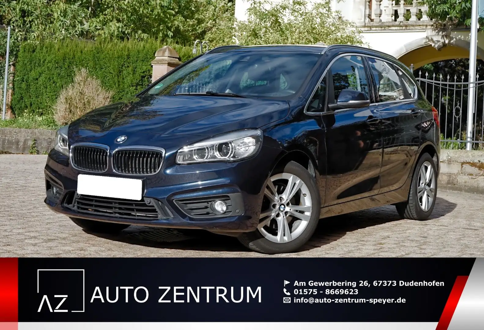BMW 218 Advantage *Automatik,Klima,AHK Blau - 1
