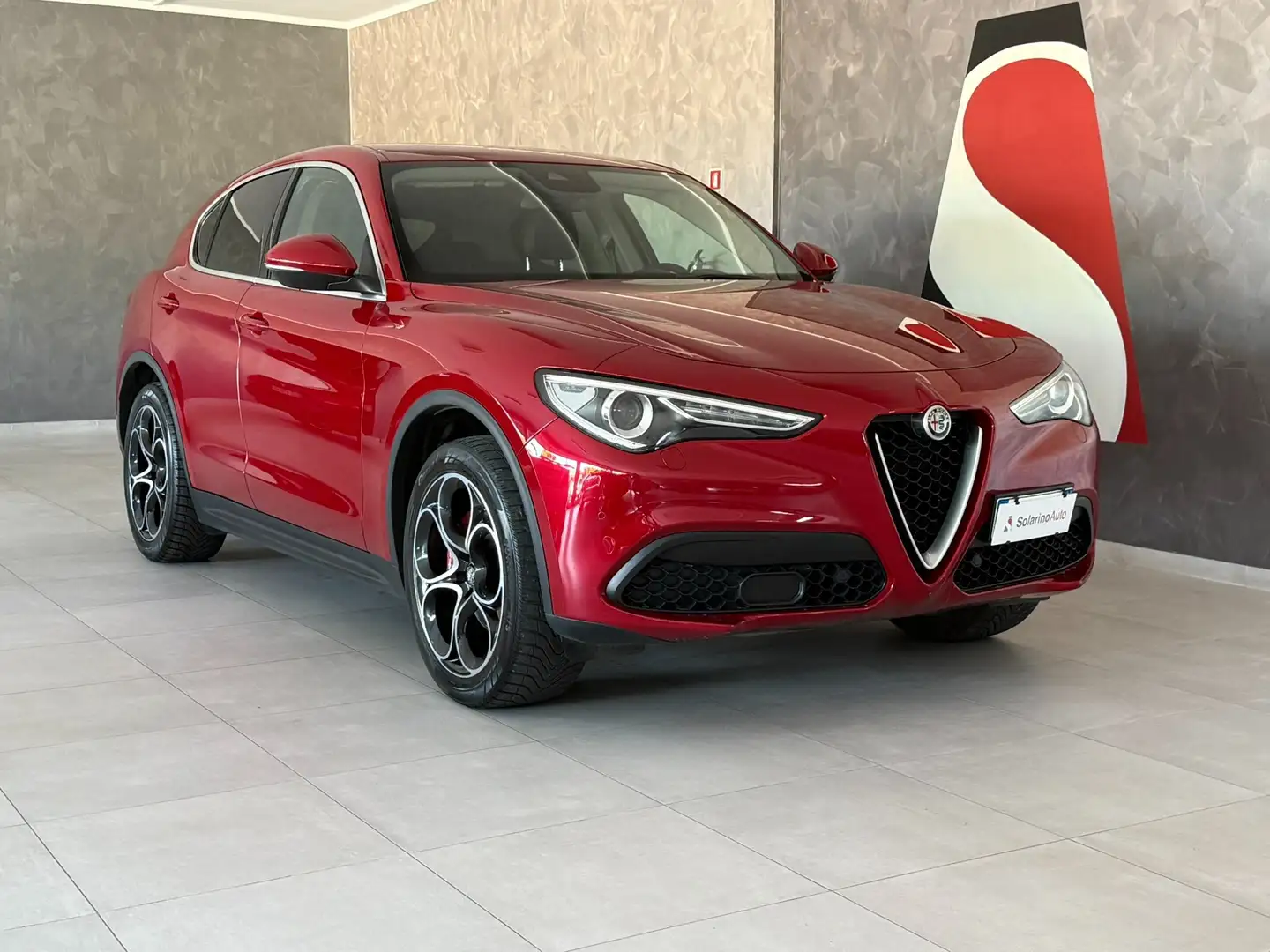 Alfa Romeo Stelvio Stelvio 2.2 t Lusso Q4 210cv auto-No vincoli Rosso - 1