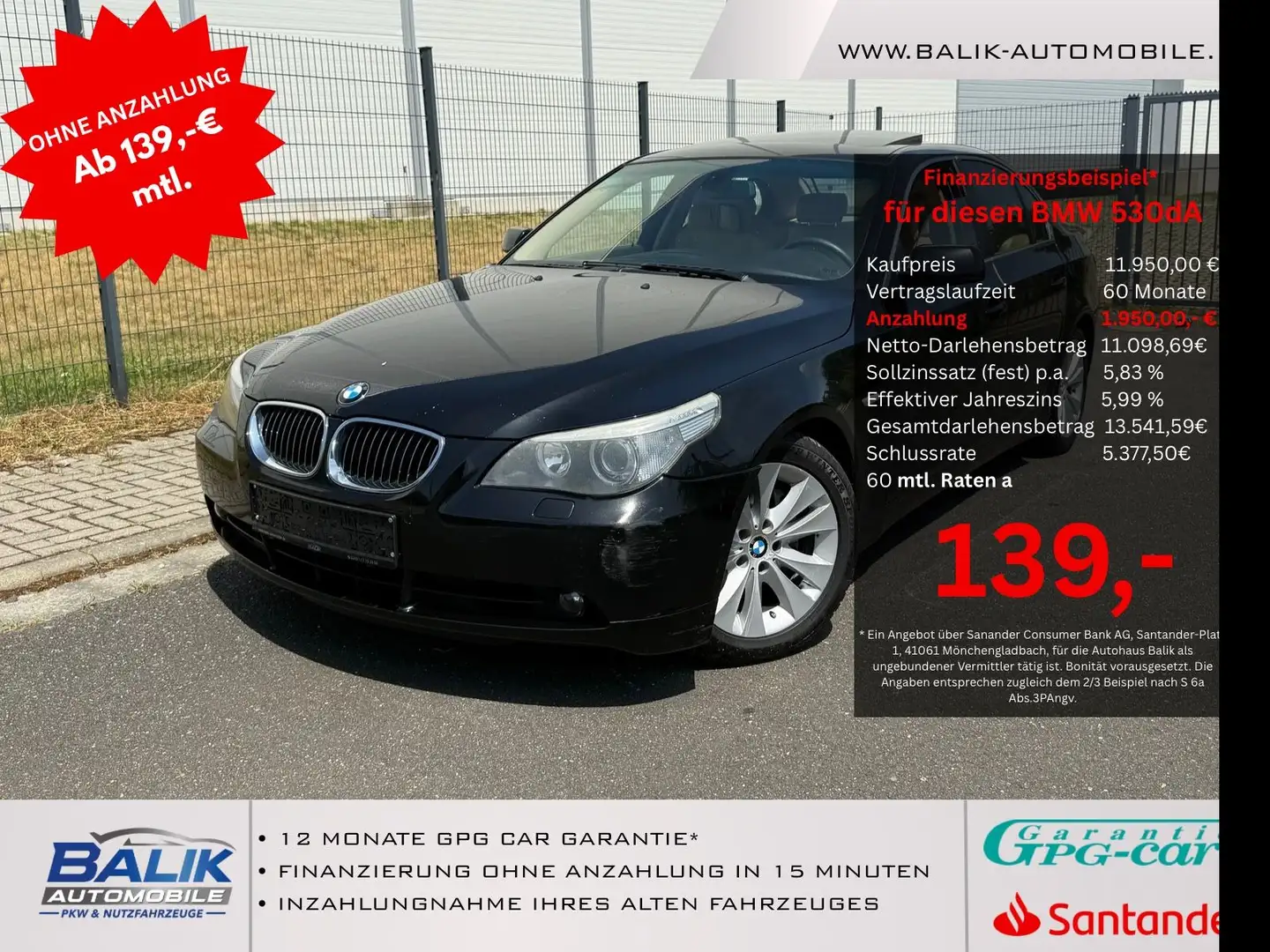 BMW 530 d*1.HAND!!! GELEGENHEIT SEHR SELTEN*SCHECKHEF Czarny - 1