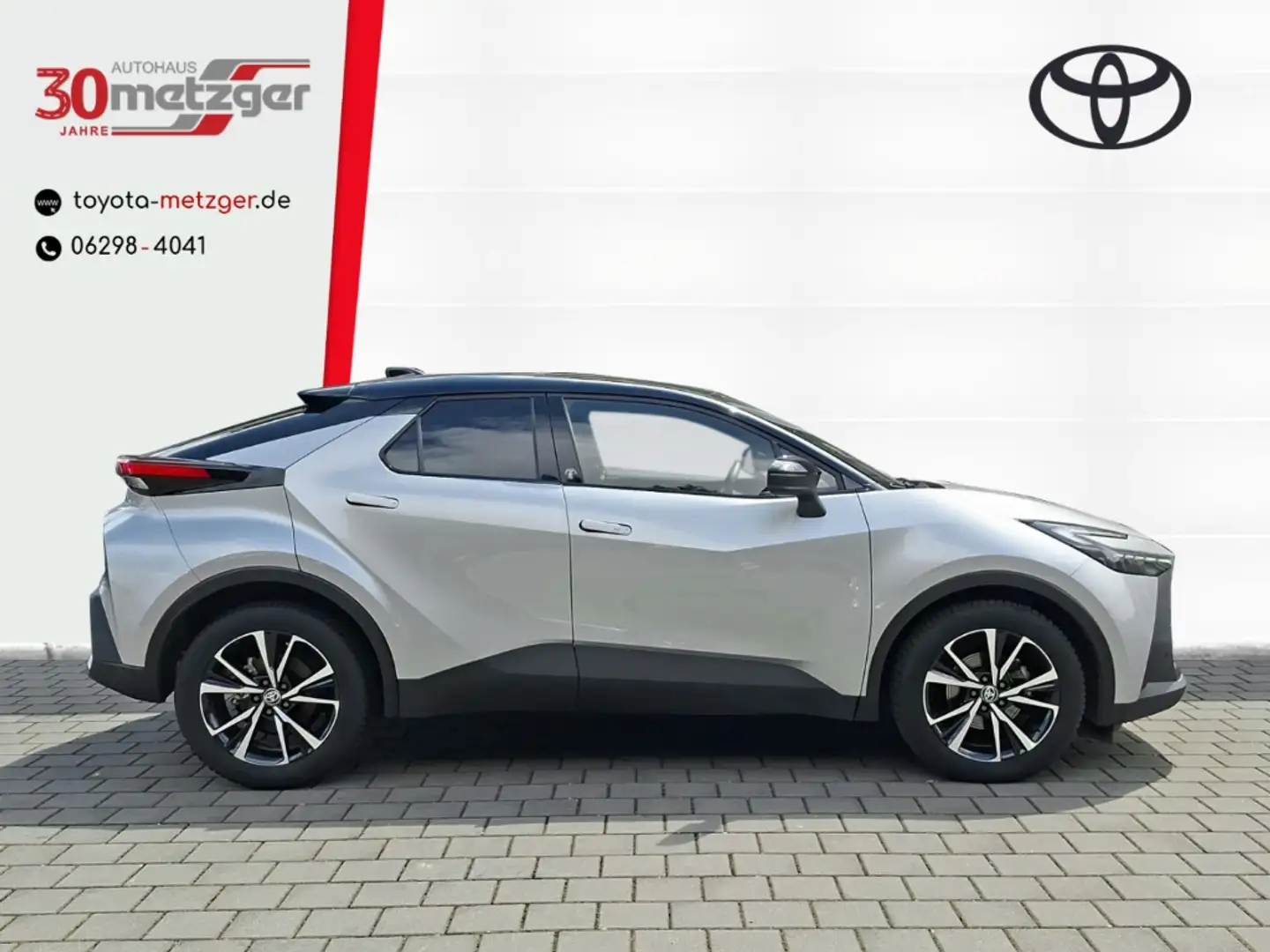 Toyota C-HR 1.8 Hybrid Teamplayer +LED +Smartphone-Integration Plateado - 2