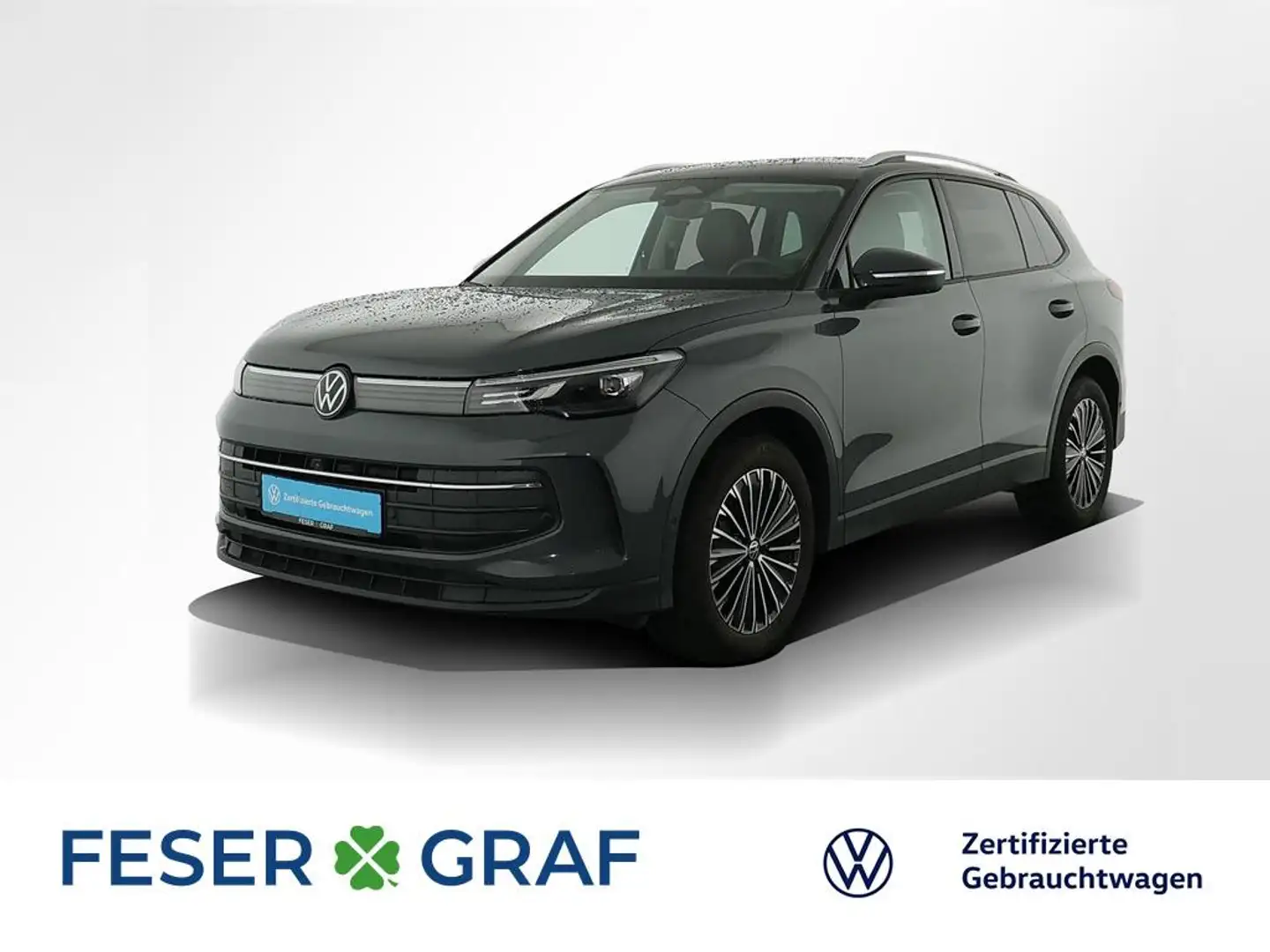 Volkswagen Tiguan Life 2.0 TDI DSG Navi AHK AreaView LED Grau - 1