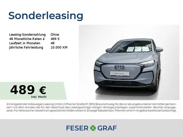 Audi Q4 E-Tron in Grey for sale