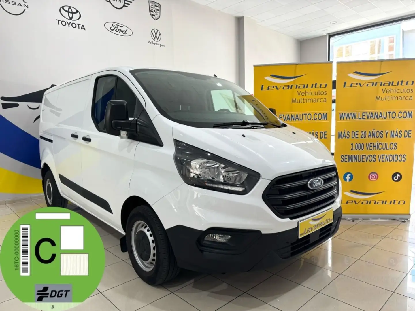 Ford Transit Custom FT 260 L1 Van Ambiente 105 Blanc - 1
