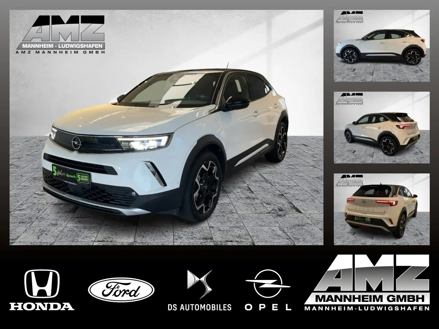 Opel Mokka-E Ultimate +LED+Navi+Sitzheizung+Kamera+ Wit - 1
