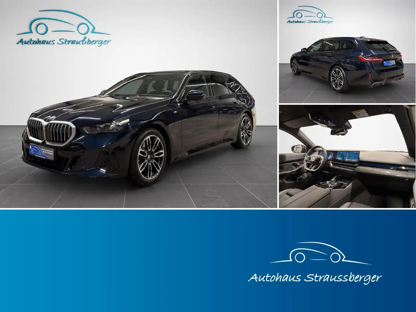 BMW 520 i M Sport Tour. 360° Sthzg H/K ACC 4-Z Schwarz - 1