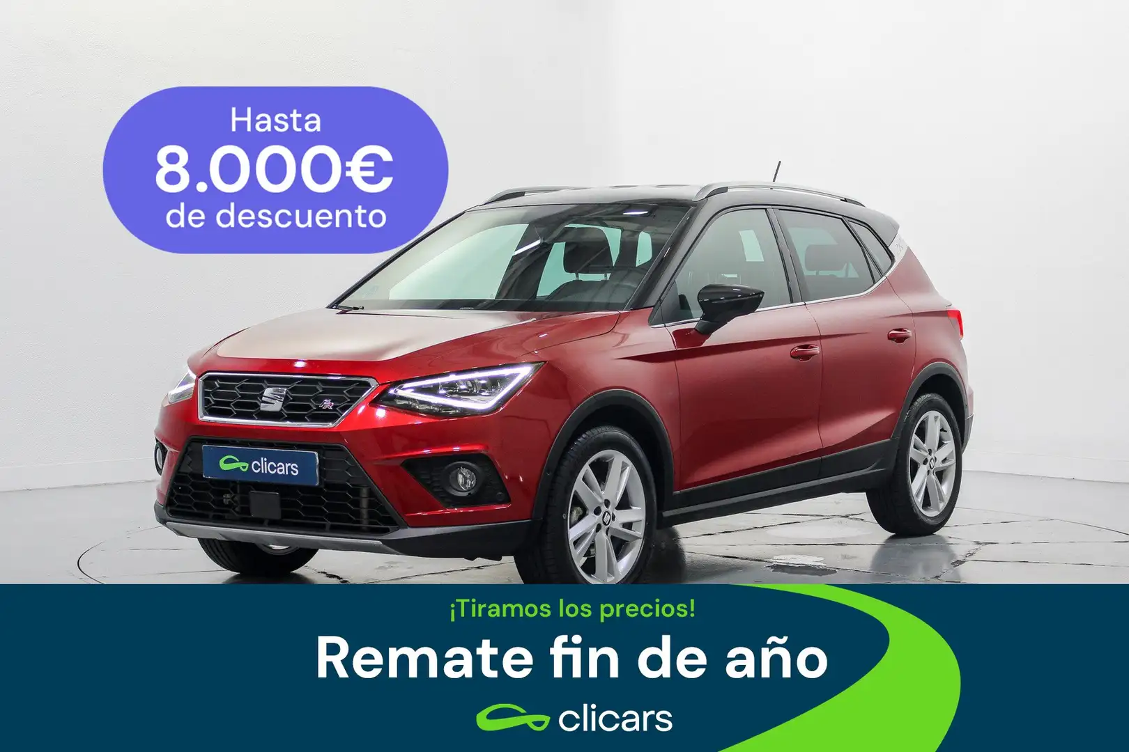 SEAT Arona 1.0 TGI S&S FR 90 Rojo - 1