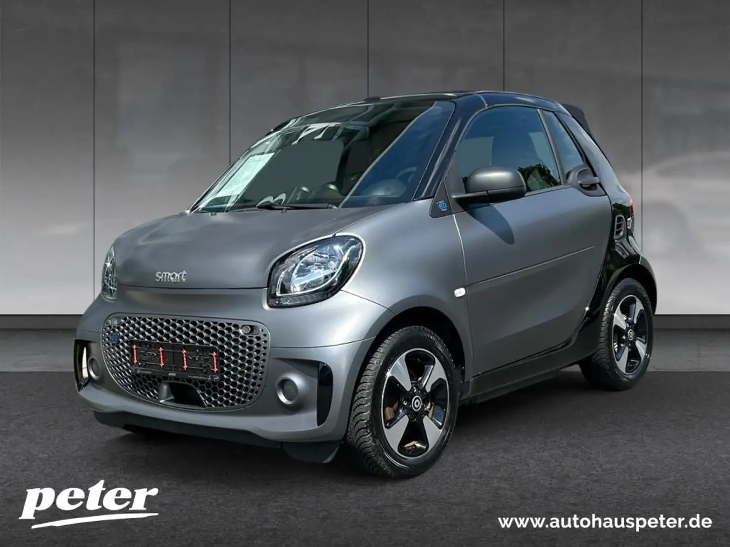 smart forTwo EQ  cabrio +W-Paket+Navi+KlimaA+LM+SHZ Gris - 1