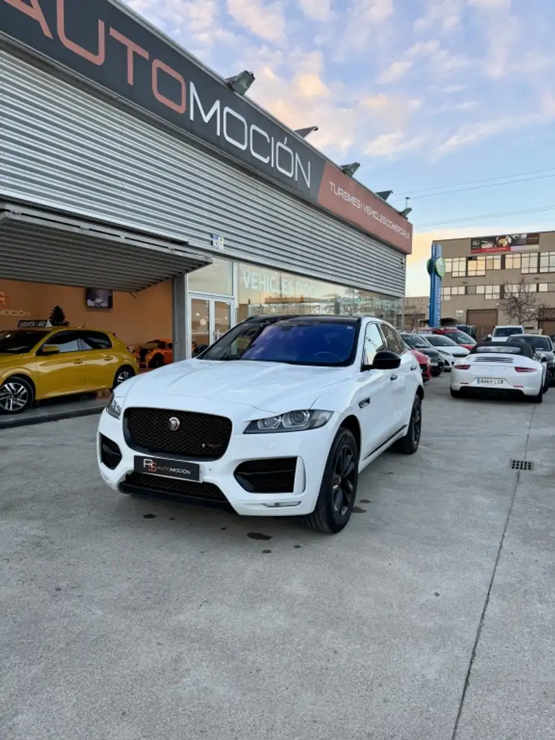 Jaguar F-Pace 2.0i4D R-Sport Aut. AWD 240 Blanc - 1