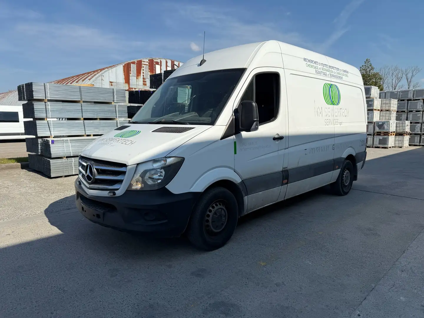 Mercedes-Benz Sprinter 314cdi euro6b airco L2h2 drive perfect Wit - 2