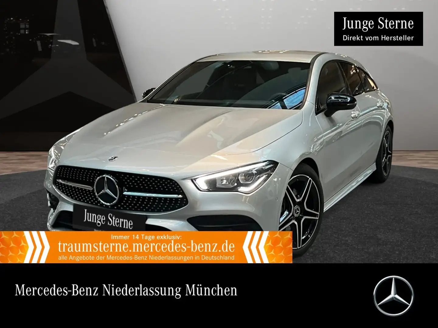 Mercedes-Benz CLA 200 AMG+NIGHT+LED+KAMERA+7G Silber - 1