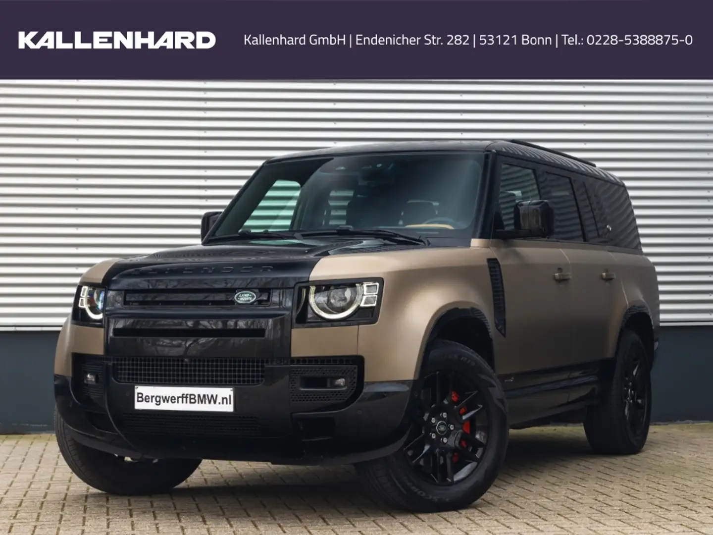 Land Rover Defender 130-P400-8 Sitzer-AHK-Meridian Braun - 1