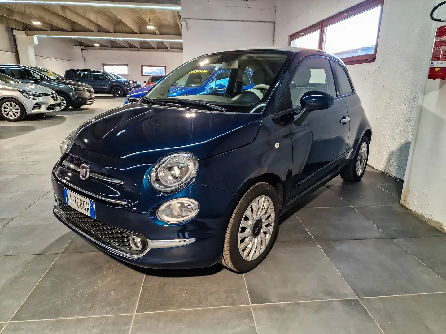 Fiat 500C III 2015 500 C 1.0 FireFly Hybrid 70cv Rockstar Blau - 1