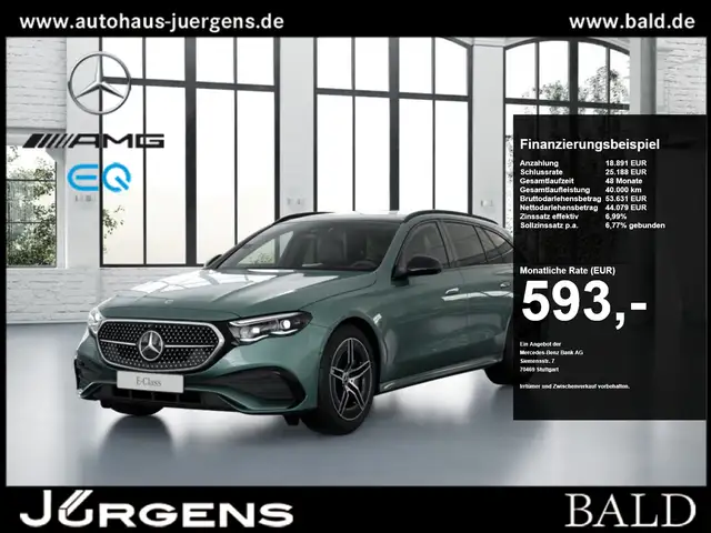Mercedes-Benz E 450 d 4MATIC T Modell AMG+Pano+AHK+Leder+Night+Digital