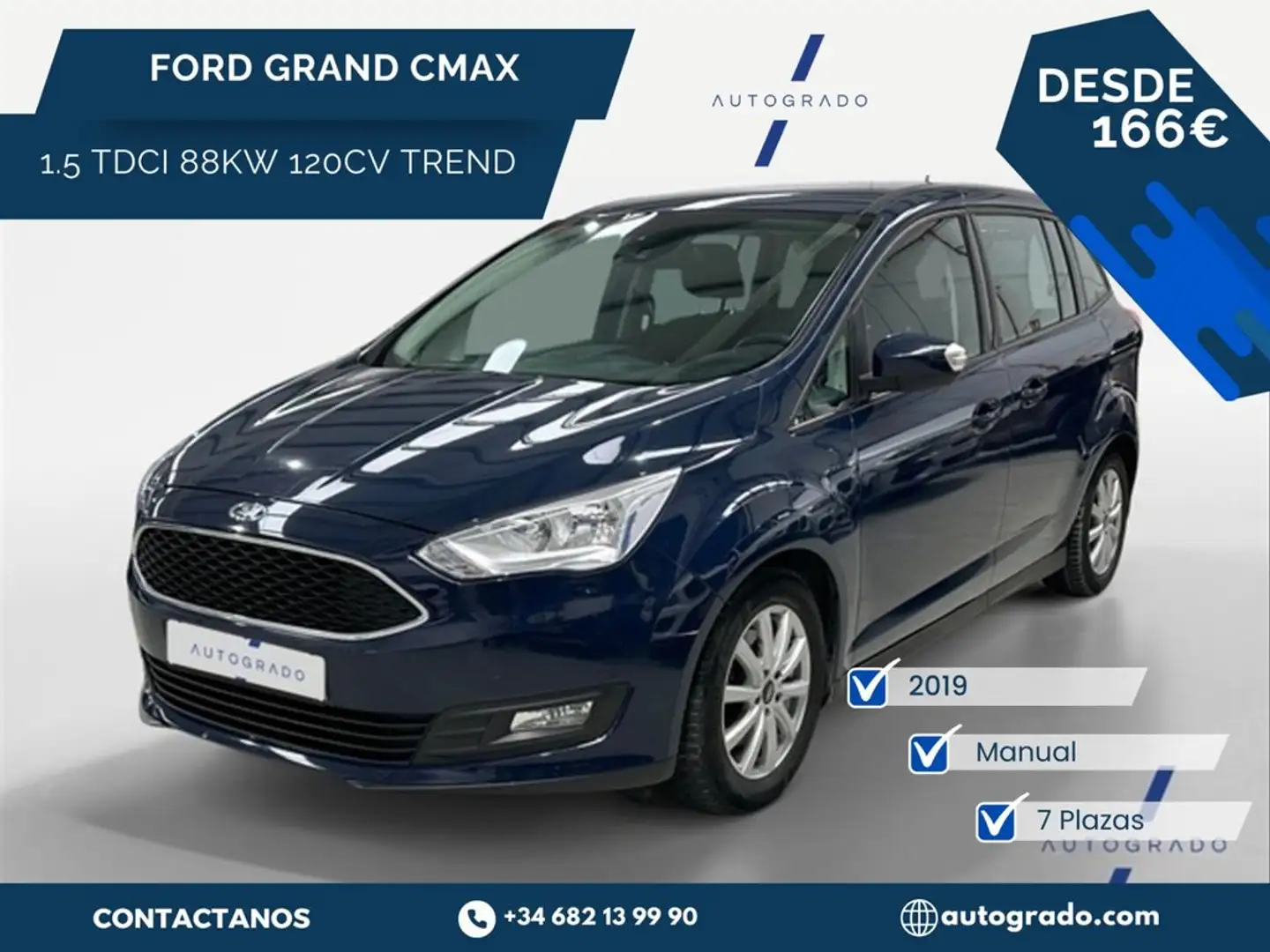 Ford Granada 1.5 TDCi 88kW 120CV Trend Bleu - 1