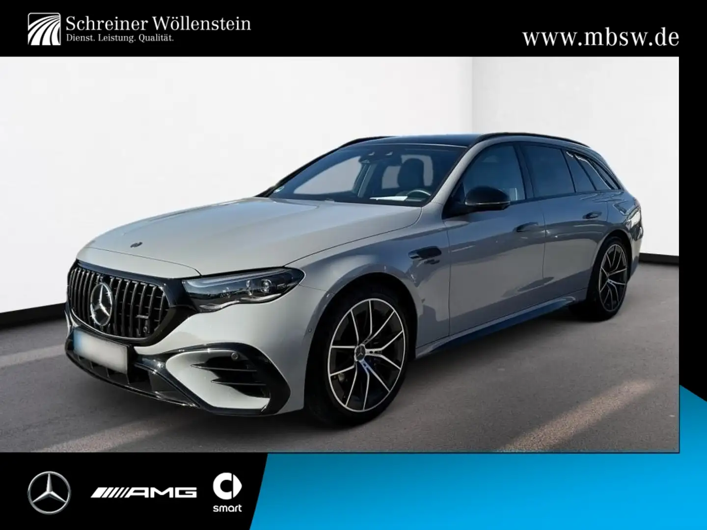 Mercedes-Benz E 53 AMG HY 4m+ T Night*AHK*PanoSD*HUD*Burmester Grau - 1