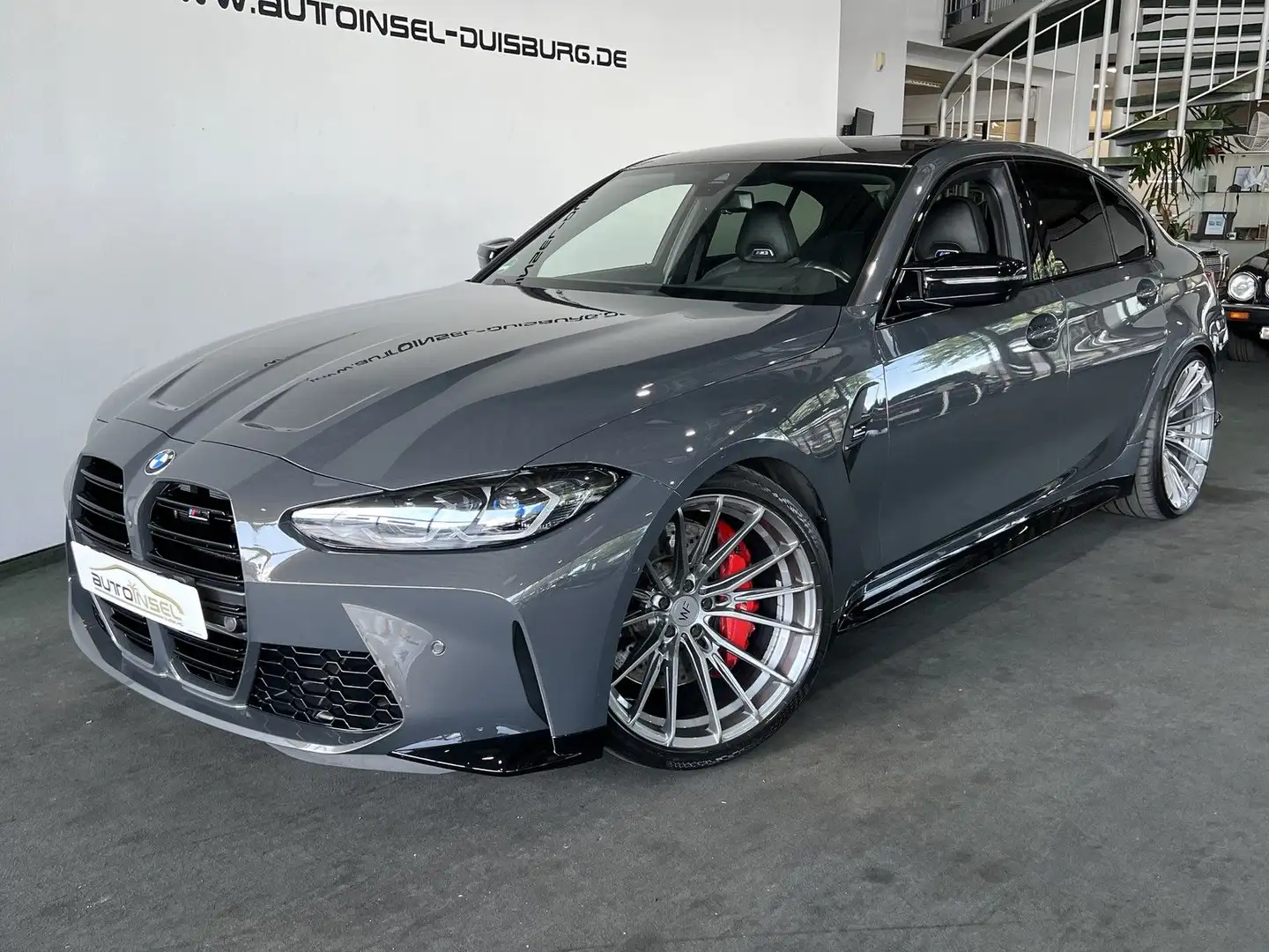 BMW M3 Competition HuD 360° Laser H&K Carbon Grijs - 1