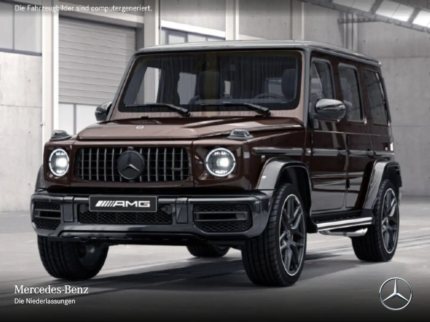 Mercedes-Benz G 63 AMG G 63 NIGHT+GSD+360+AHK+MULTIBEAM+STHZG+FAHRASS+22" Braun - 2