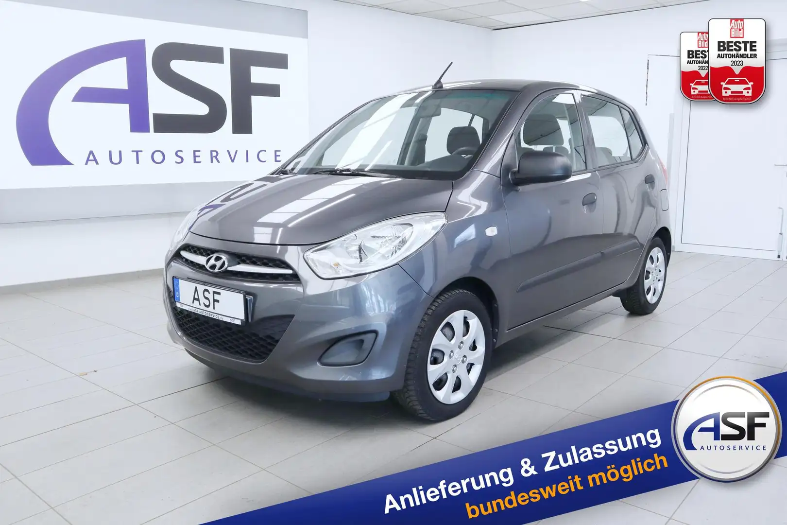 Hyundai i10 5 Star Edition #Klima #AUX-/USB #CD #wenig Kilo... Grey - 1