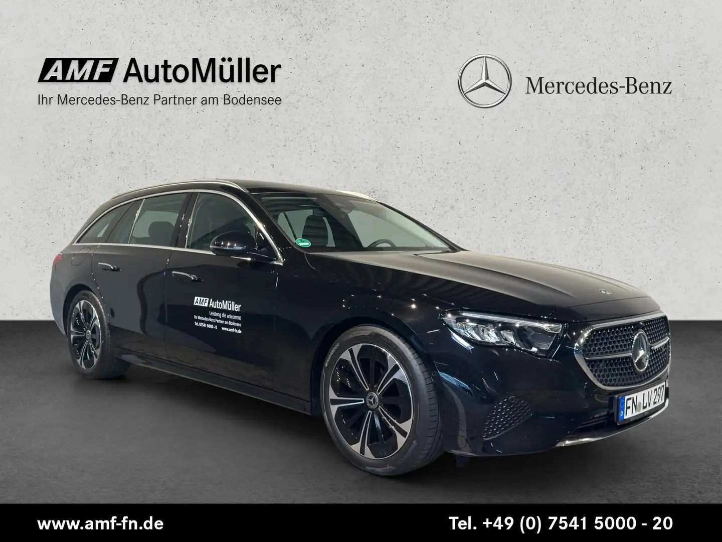 Mercedes-Benz E 220 E 220 T d Avantgarde PANORAMA+AHK+DISTRO+KEYLESS Noir - 1