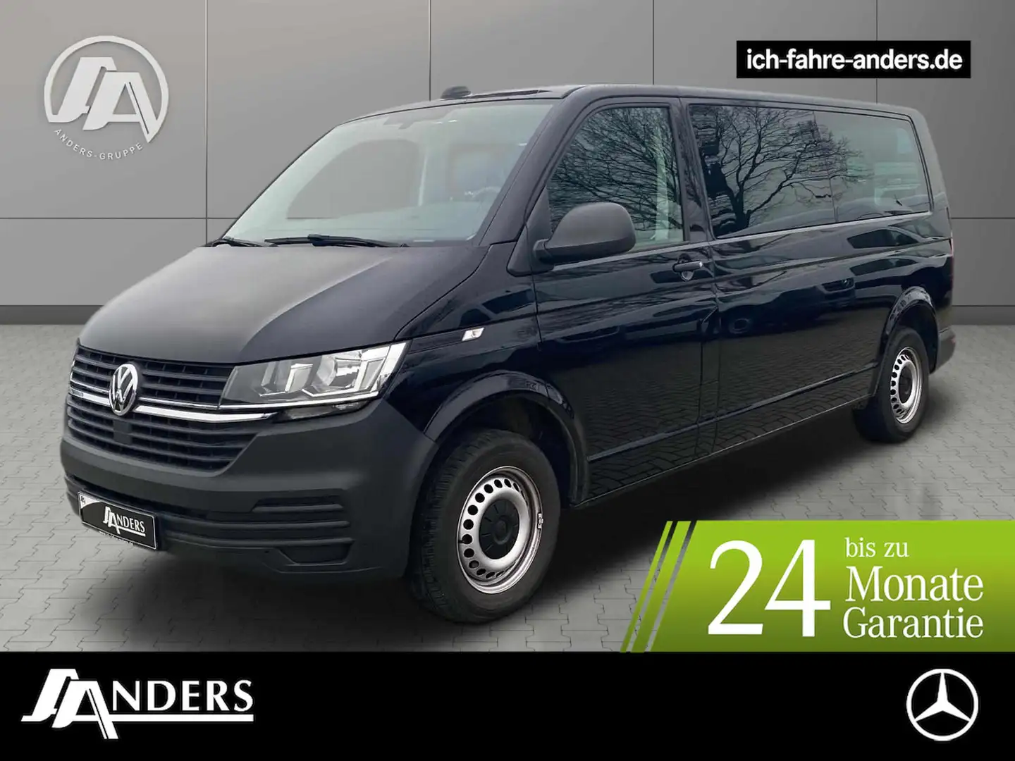 Volkswagen T6.1 Transporter 6.1 2.0 TDI *Klima*9-Sitzer*Tempom. Negru - 1