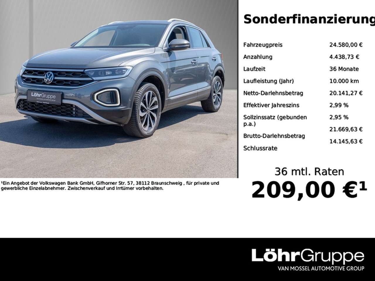 Volkswagen T-Roc 2022 — 1.5 TSI DSG Style Navi, Rear-View