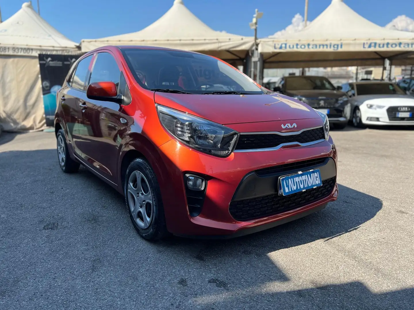 Kia Picanto 1.0 12V 5 porte AMT X Line Rosso - 1