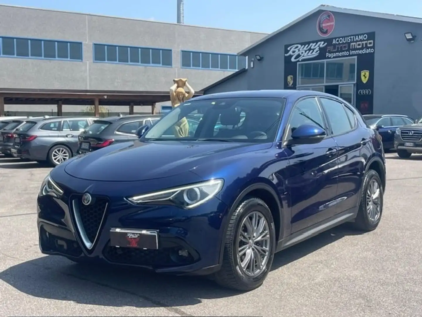 Alfa Romeo Stelvio 2.2 Turbodiesel 190 CV AT8 Q4 Super Bleu - 1