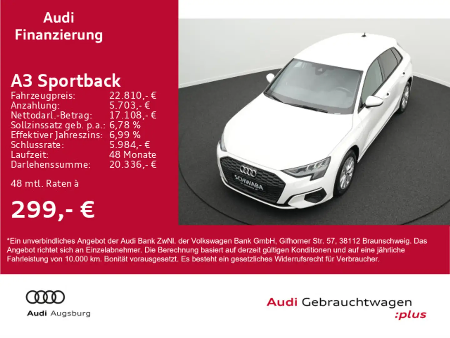 Audi A3 40 TFSI e S tr. *AHK*VIRTUAL*8-fach White - 1