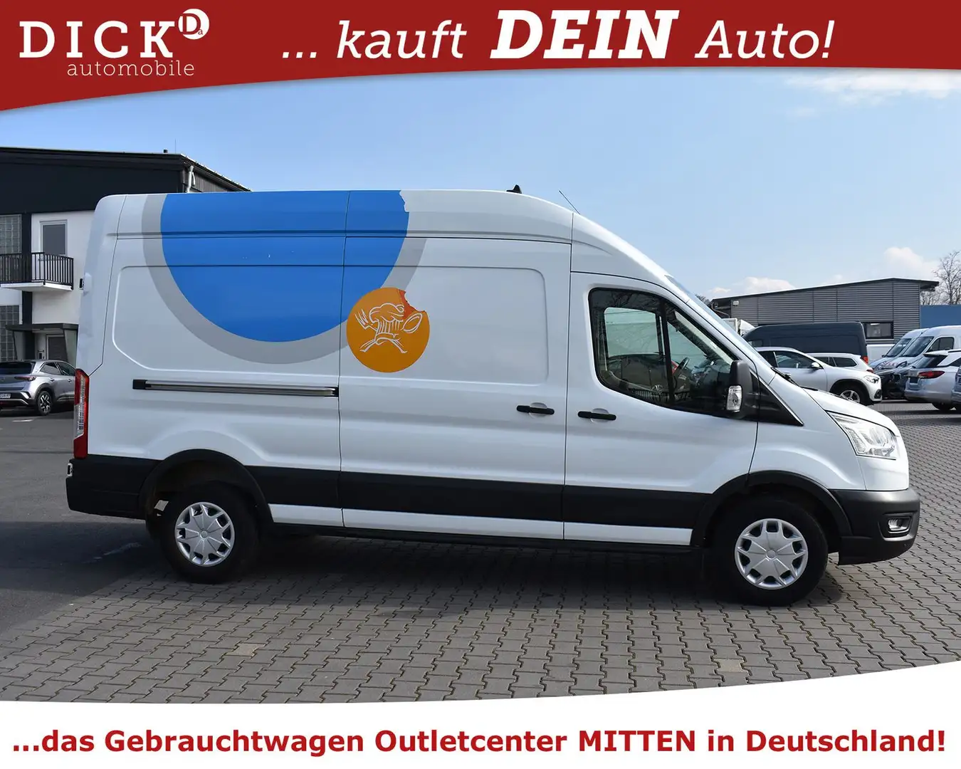 Ford Transit 2.0d Aut 350 L3H3 Trend 3SI+KLIM+SHZ+PDC Weiß - 2