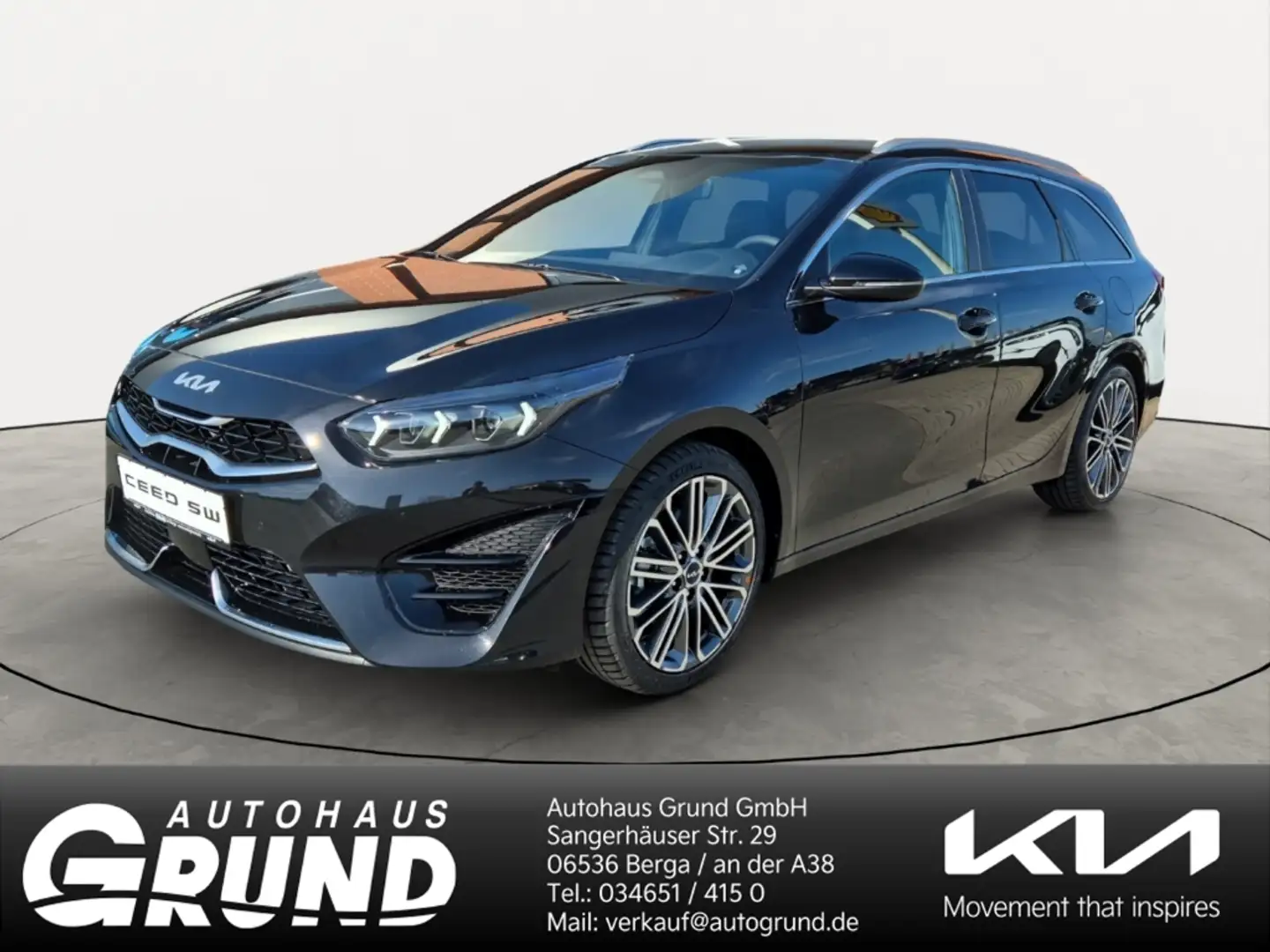 Kia Ceed SW / cee'd SW 1.5T DCT7 GT LINE LEDER TECH 18Z Schwarz - 1