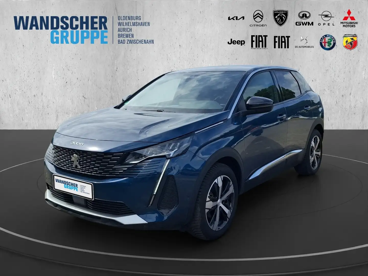 Peugeot 3008 Allure Pack 1.2 PureTech 130 Kam.+KeyLess Blau - 1