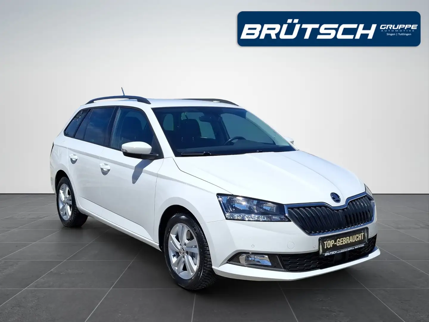 Skoda Fabia Combi 1.0 TSI Ambition DSG / KLIMA / SITZHEIZUNG / Weiß - 2