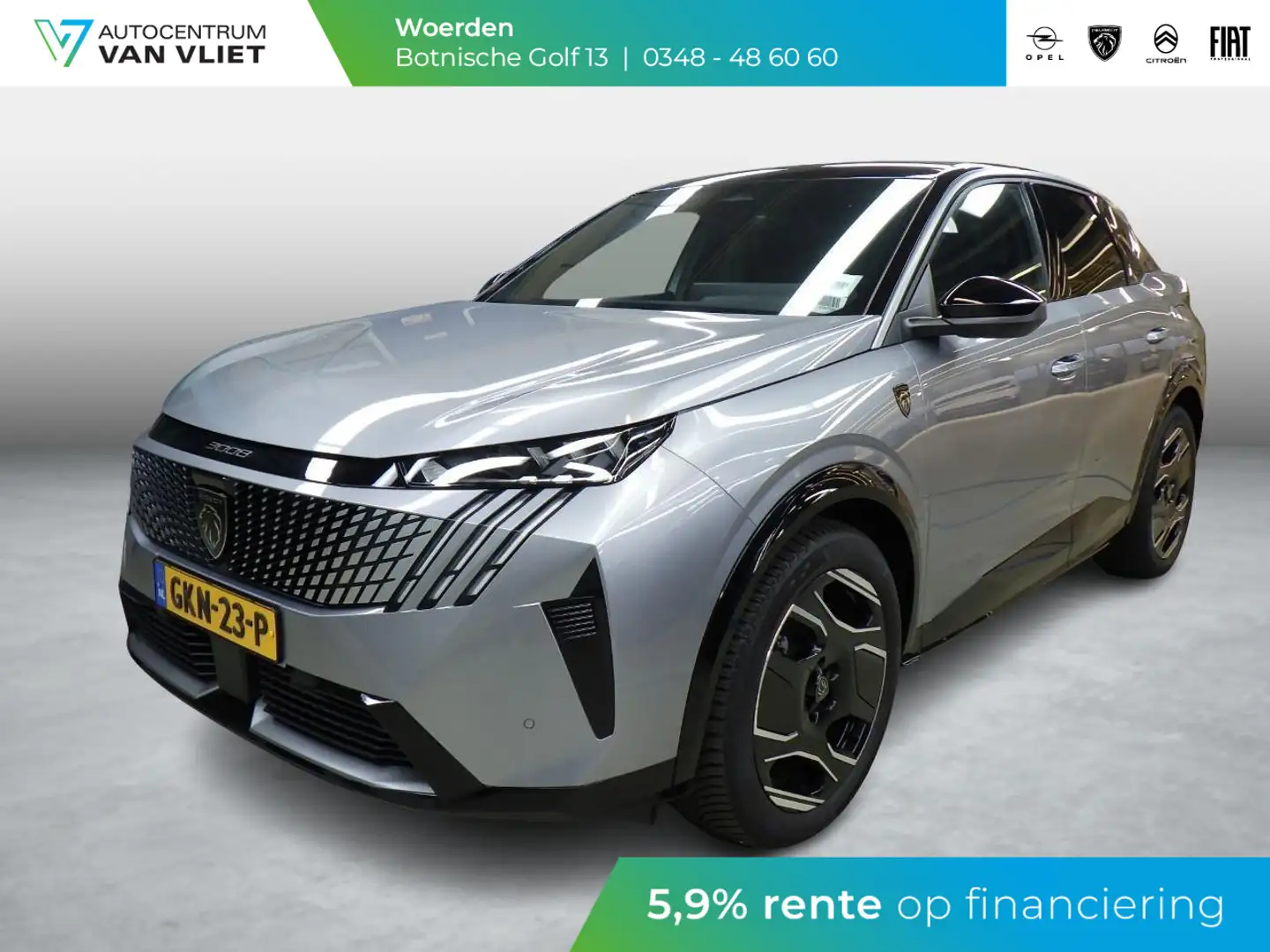 Peugeot 3008 e-3008 GT Avantage 210 73 kWh Focal audio Grijs - 1