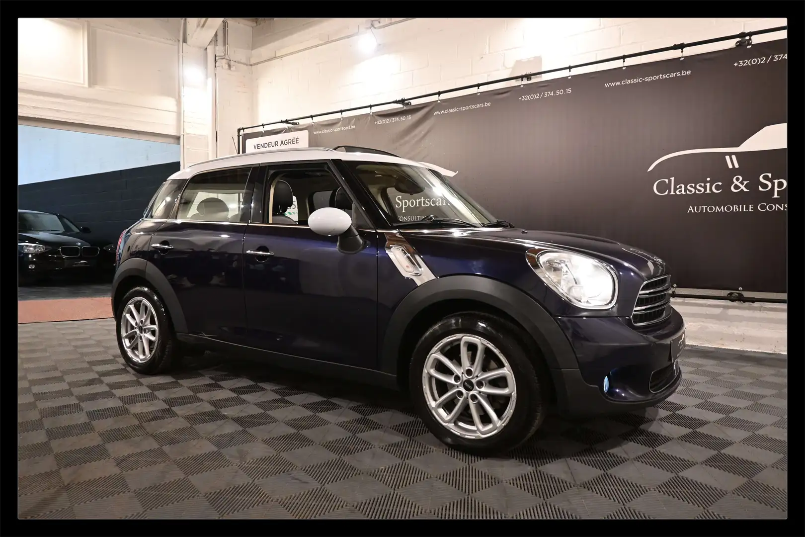 MINI Cooper Countryman 1.6iA AUTO FACELIFT / EURO 6b / FULL OPTIONS Bleu - 1