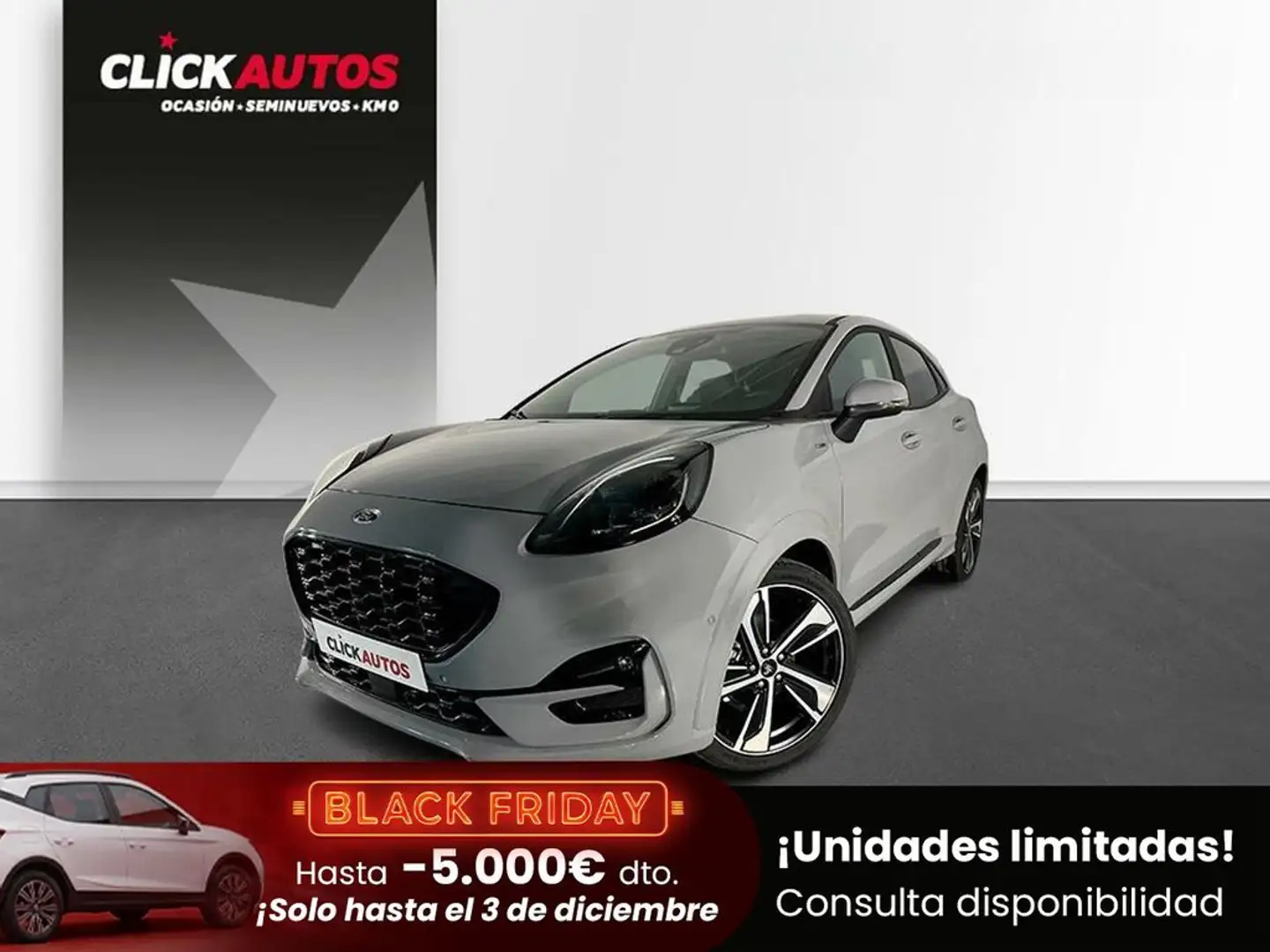 Ford Puma 1.0 Ecoboost 155CV MHEV STLine X Gris - 1
