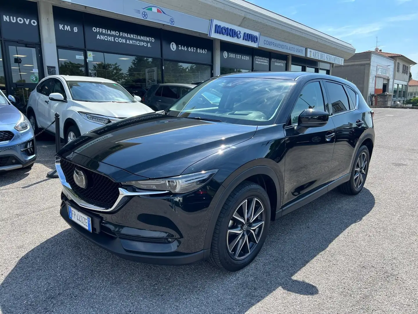Mazda CX-5 2.2 Exclusive awd 175cv auto*PELLE*NAVI*TETTO* Nero - 1