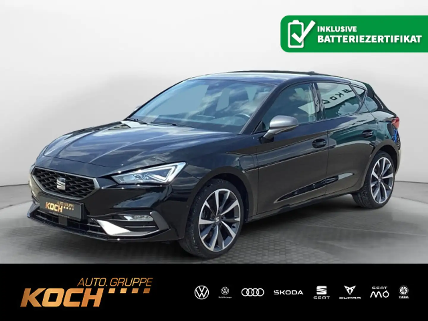 SEAT Leon FR DSG ACC*RFK*PANO*LED*Full Link*.. Schwarz - 1