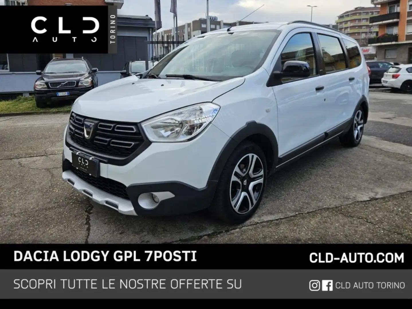 Dacia Lodgy 1.6 110CV GPL 7 posti Stepway Bianco - 1