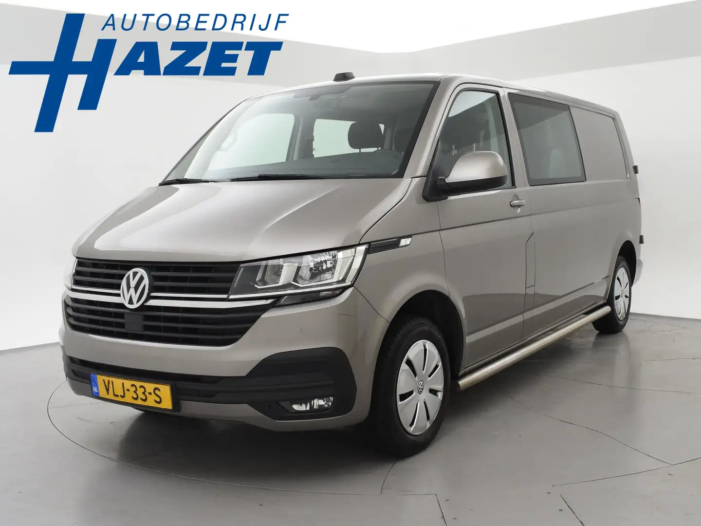 Volkswagen T6.1 Transporter 2.0 TDI 150 PK L2H1 DUBBEL CABINE + CARPLAY | TREK Gris - 1