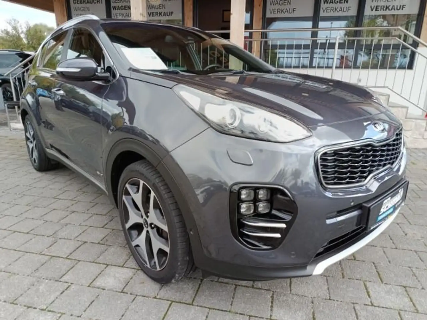 Kia Sportage SPORTAGE 1.6T AWD DCT7 GTL TECH LED AHK Grijs - 2