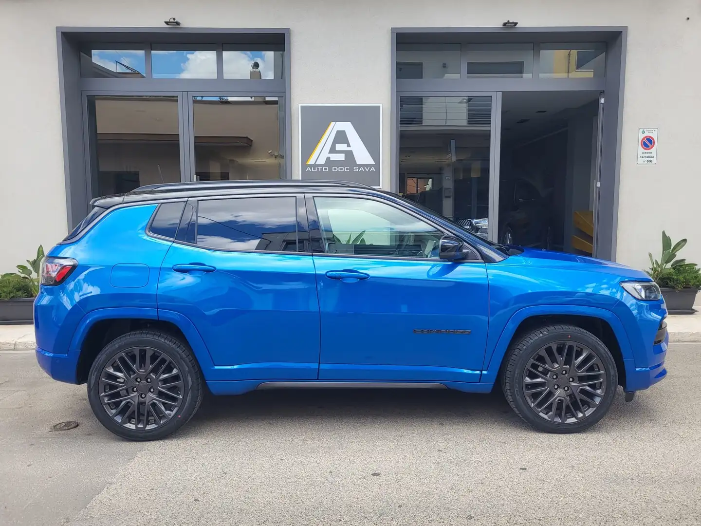 Jeep Compass Compass 1.6 mjt S 130cv+Cerchi 19+Telecamere 360 Blauw - 2